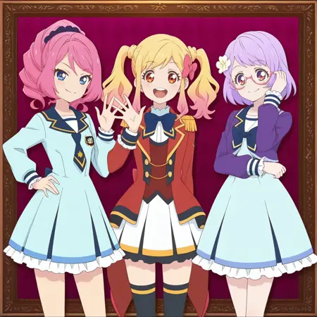 アイカツスターズ!/Aikatsu stars! yotsuboshi academy students