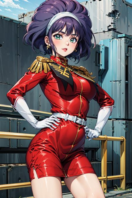 masterpiece, best quality, 1girl, cowboy shot,
<lora:BlasterMariV2:0.8>mari,skirt, red uniform,zeon,