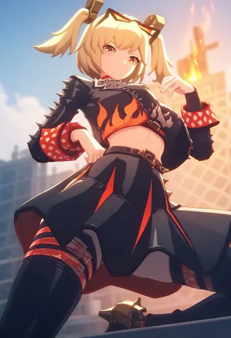 Burning Desires Pose | Sexy Pose | Burnice Pose