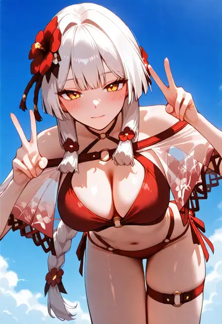 ILXL) PONYXL)  Minami Rio (Summer costume, from Game Eternal return)