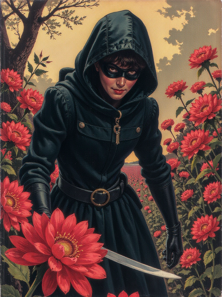 vintage_comic_book_style__by_james_tissot__hiding_in_the_chrysanthemums__1870__deadly_ninja_assassin_robot_lady_hitman_waiting_in_ambush__with_murder_in_her_glowing_mechanical_diode_eye_2695168503.png