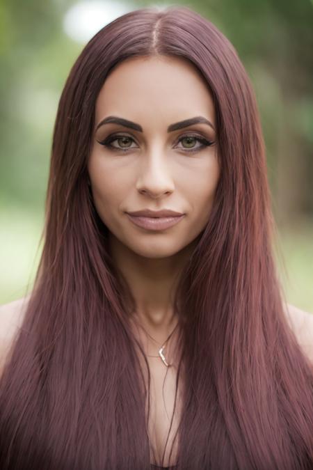 RAW woman portrait, dof, professional <lora:CarmellaFawzi:0.8>
