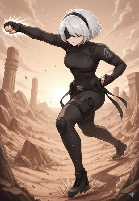Straight strong punch