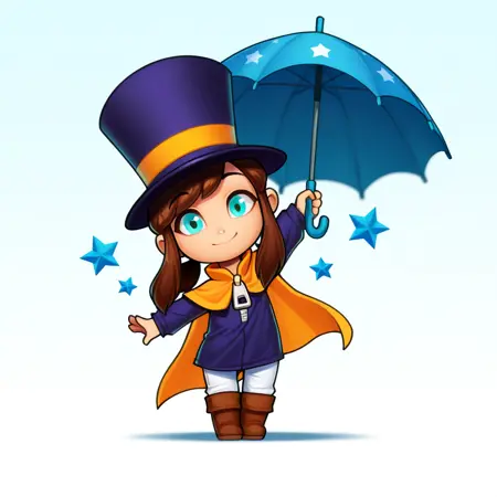A Hat in Time Loading Screen Style
