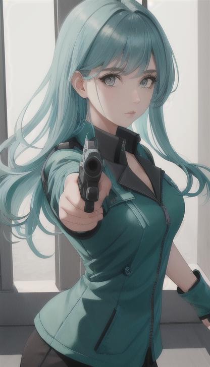 Aiming Handgun At Viewer v1.0