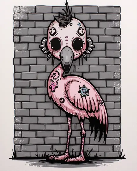 Underground Gothic Punk Illustration Style SDXL & Flux