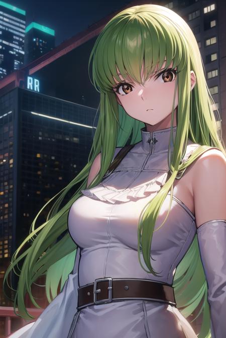 codegeasscc, <lyco:codegeasscc-lyco-nochekaiser:1>, 
cc, (brown eyes:1.5), green hair, long hair, straight hair,
BREAK straitjacket, (white straitjacket:1.5), wide sleeves, belt, black belt,
BREAK outdoors, city,
BREAK looking at viewer, (cowboy shot:1.5),
BREAK <lyco:GoodHands-beta2:1>, (masterpiece:1.2), best quality, high resolution, unity 8k wallpaper, (illustration:0.8), (beautiful detailed eyes:1.6), extremely detailed face, perfect lighting, extremely detailed CG, (perfect hands, perfect anatomy),