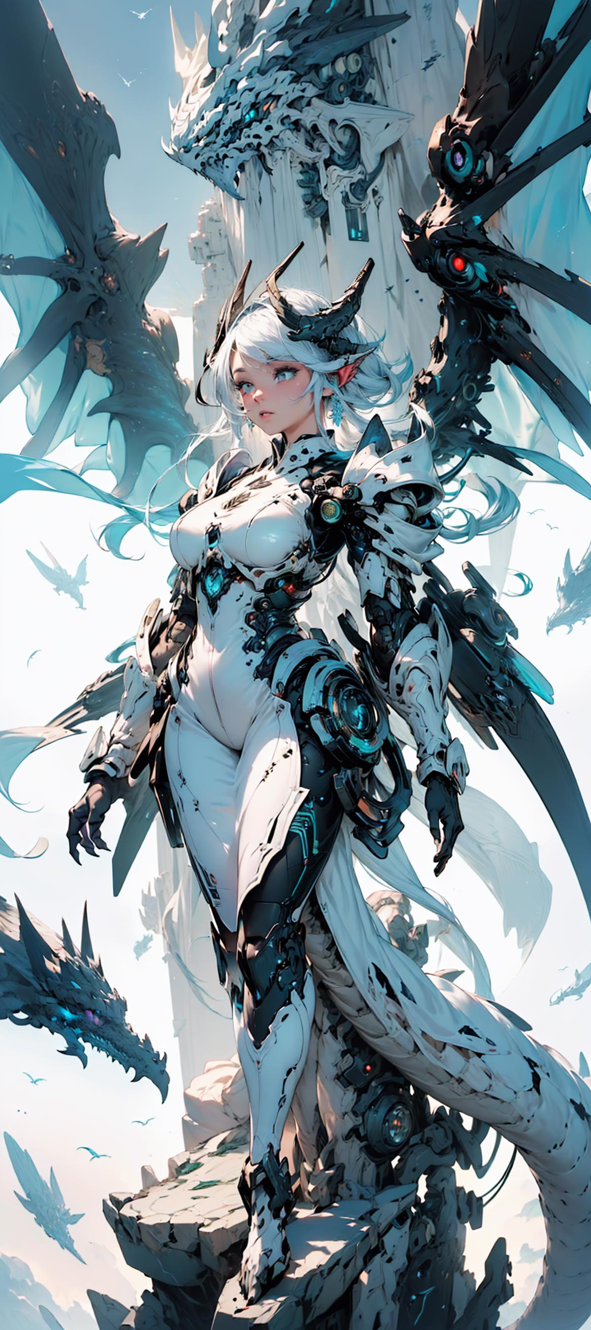 Mecha Dragon Daughter Dragon ear image by okamuron