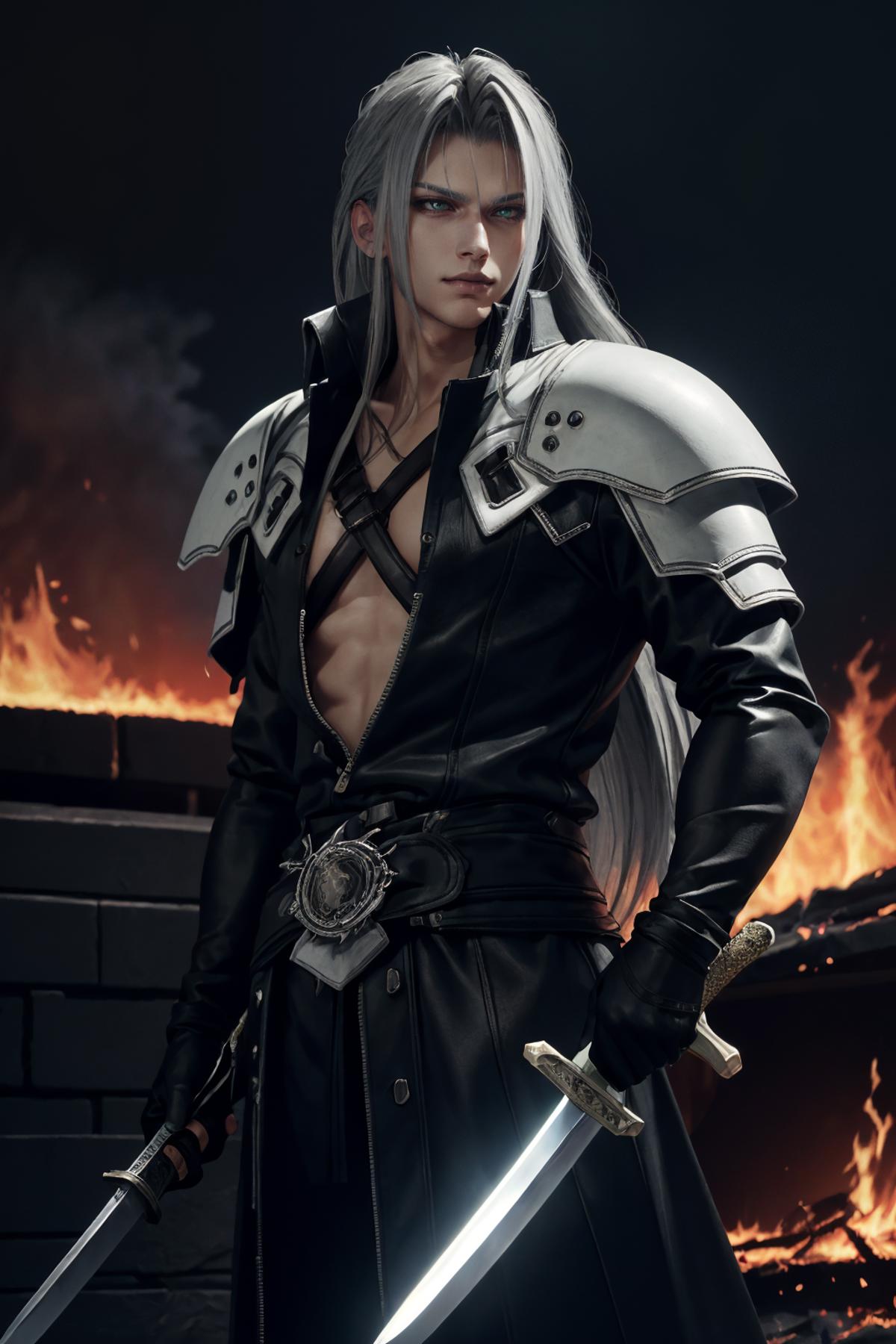 Character - Sephiroth - Final Fantasy VII Remake image by 0_vortex