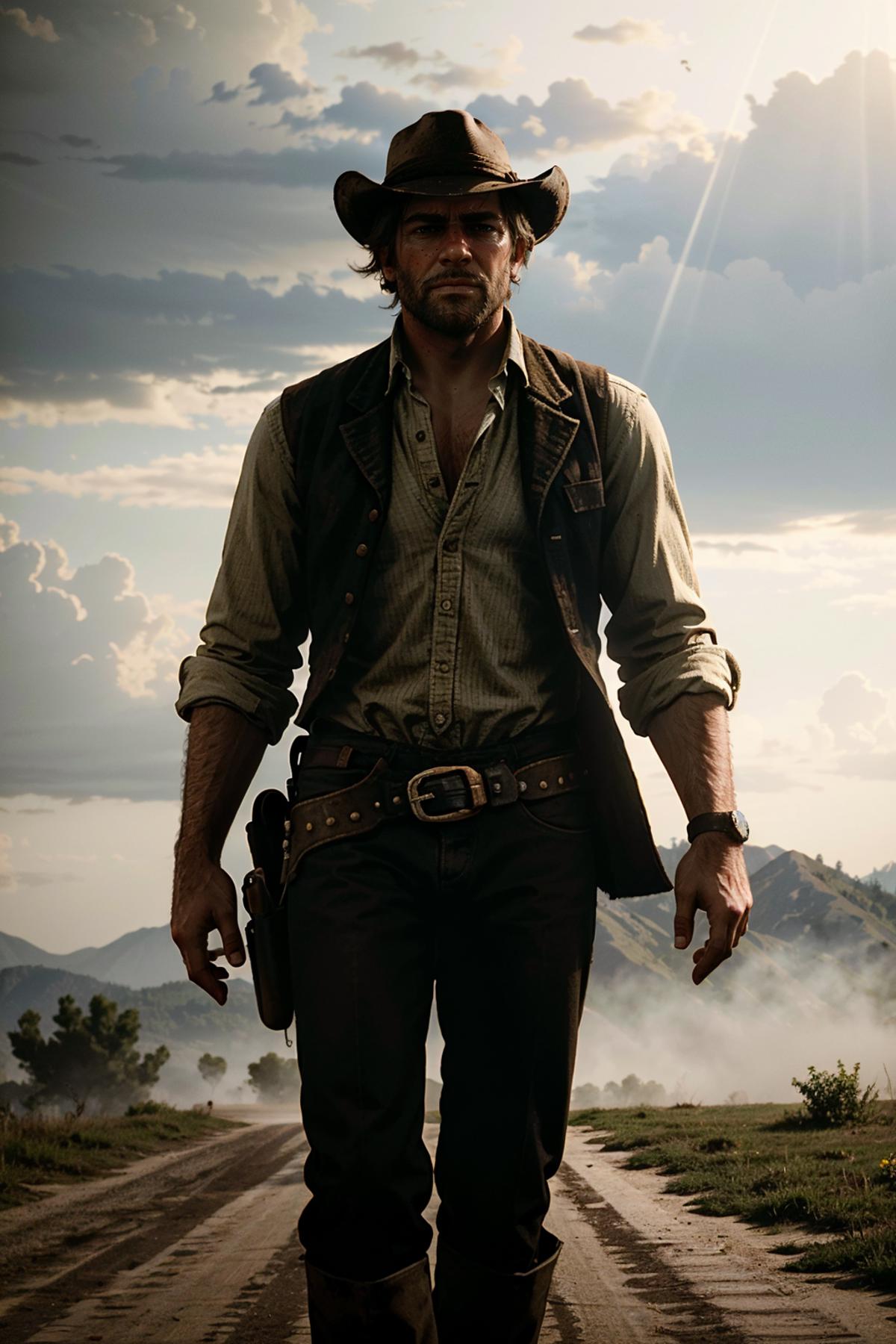 Arthur Morgan from Red Dead Redemption 2 image by BloodRedKittie