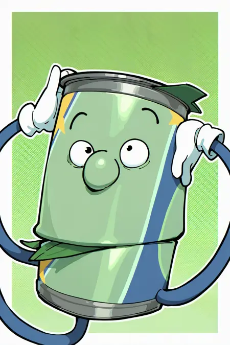 Spinach can (Don't Hug Me Im Scared/DHMIS)