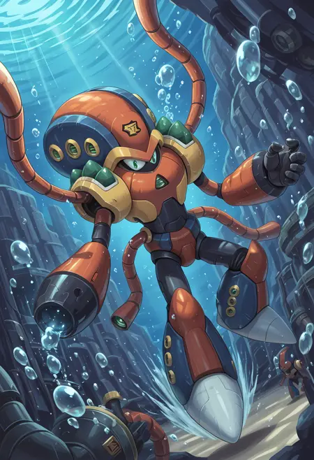 Launch Octopus - Mega Man X - ILXL