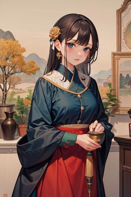 gongbihuamasterpiece,best quality,highly detailed,Amazing,finely detail,8k wallpaper,score:>=60,1girl<lora:LD ~i|hW:fo:0.8>, ((best quality)), ((masterpiece))ltra high res,