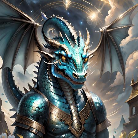 dragon, hyper realistic face, intricate, detailed, sky,   (masterpiece) <lora:LabradoriteStyle-000010:1>  LabradoriteStyle