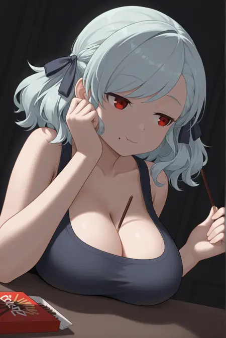 Pocky Between Breasts