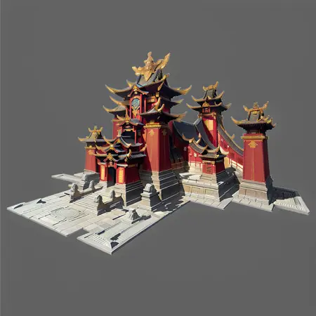 CG architecture(古建筑）