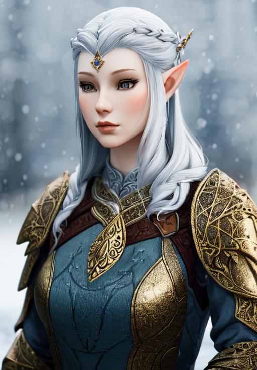 Snow Elves - Skyrim (Character Style) image by AsaTyr