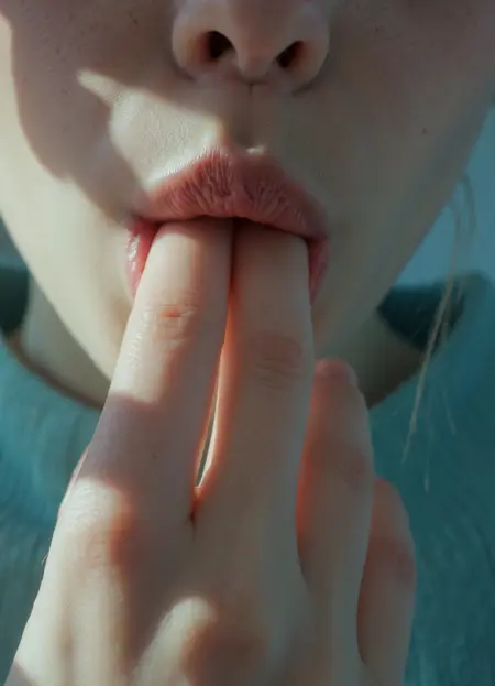 Fingers in Mouth - FLUX