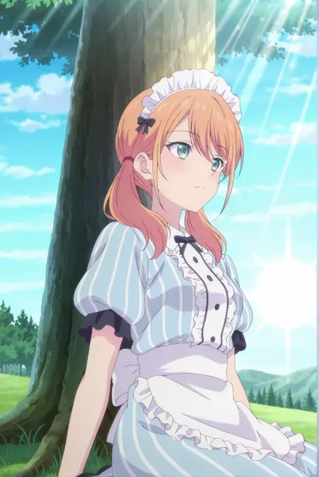 Tsukishima Riho - Megami no Cafe Terrace - Illustrious