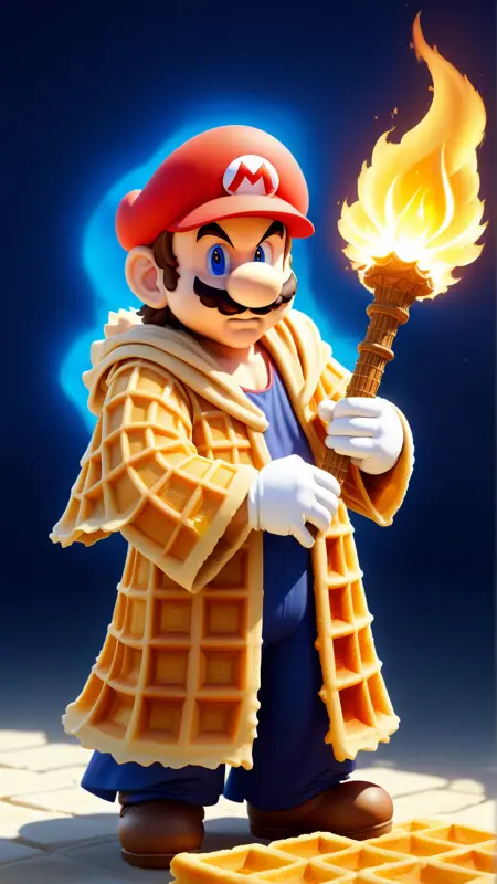 Waffle Style SDXL - Turn anything into a waffle!