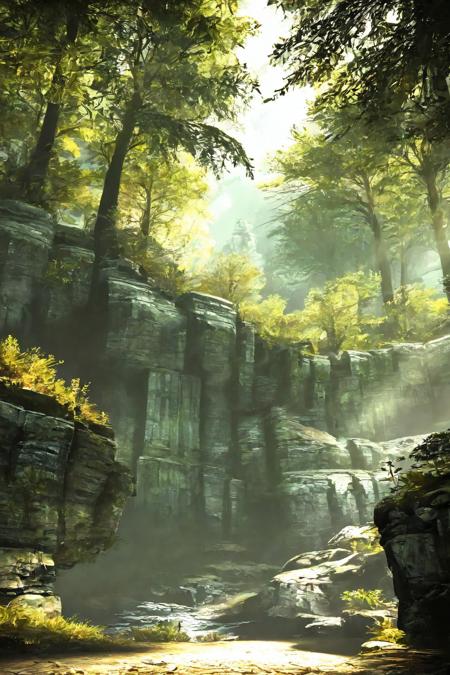 [illustrious XL] 《Shadow of the Colossus》/《旺达与巨像》background，场景风格 illustrious XL_v1.0