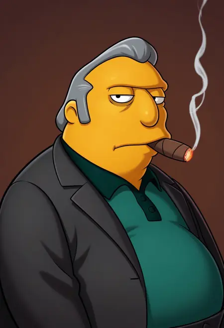 Fat Tony // The Simpsons (by sickmer)