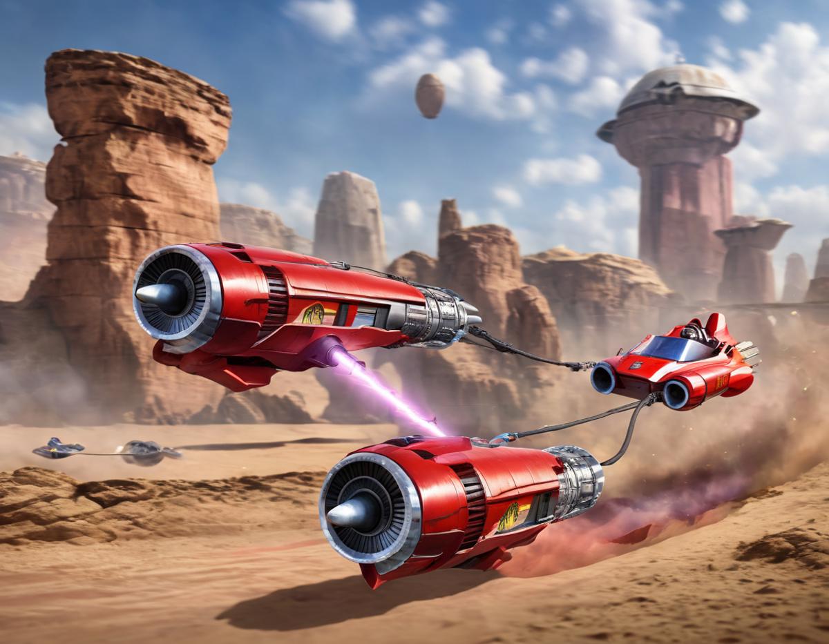 Now THIS is Podracing! SDXL image by echo_cipher