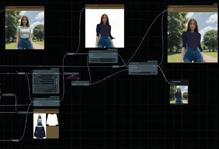 Clothing swap VSAL-VTON implementation example