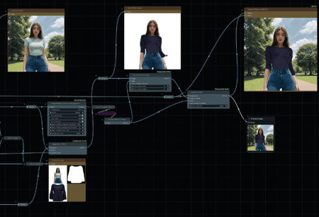 Clothing swap VSAL-VTON implementation example v1.0