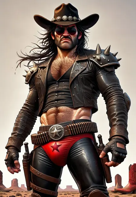 Post apocalyptic bounty hunter