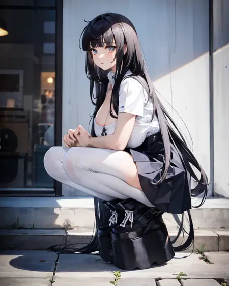 "Buffalo Tower" sneakers / huge platform sneakers