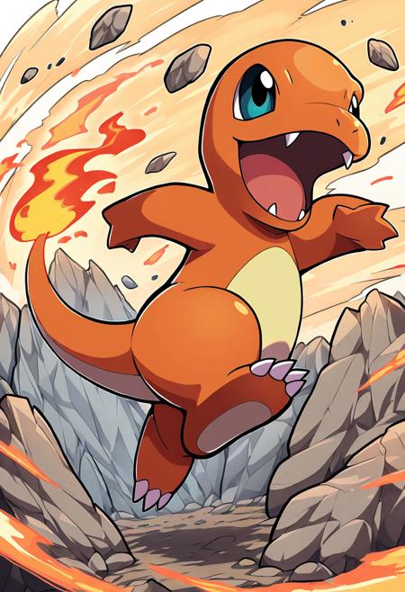 Charmander: Tiny Fire | ヒトカゲ (Pokedex #0004) [Illustrious] v1.0