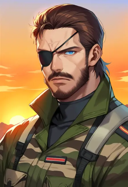 Big Boss (Naked Snake) for AutismMix SDXL