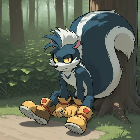 Rough + Tumble the skunk - [Sonic the hedgehog] ~ (Illustrious)