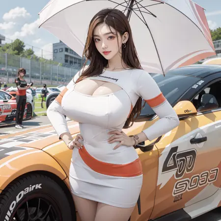 Korean Race Queen Lora