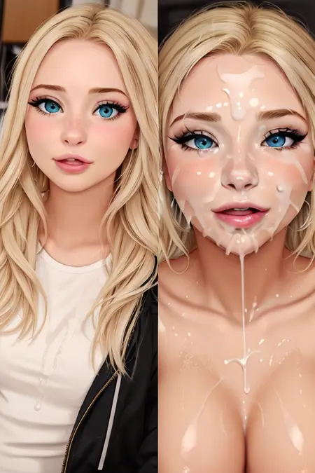 Before After Cum
