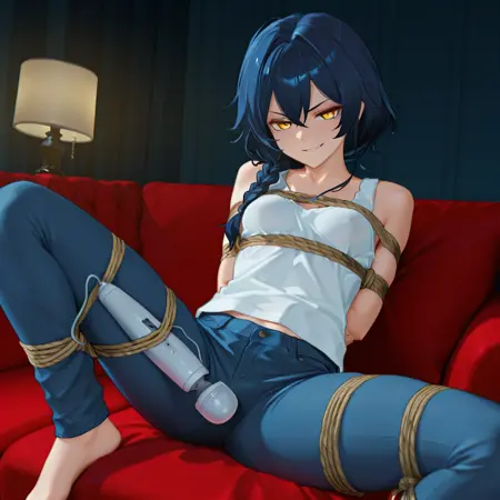 Shibari-ThighTiedHitachi-IL