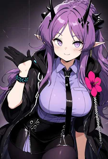 Hibiscus the Purifier (濯塵ハイビスカス) ArKnights Pony