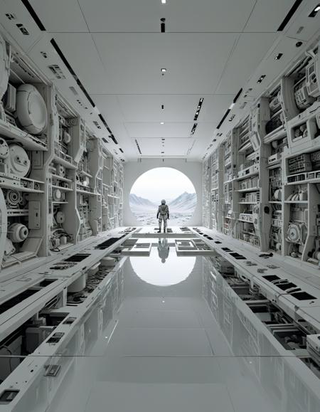 (by David Chipperfield and by Akira Toriyama:1.5), parallel universe, utopian, interface, revolt, swift, heartbeat, glide, depressed, galactic empire, sad