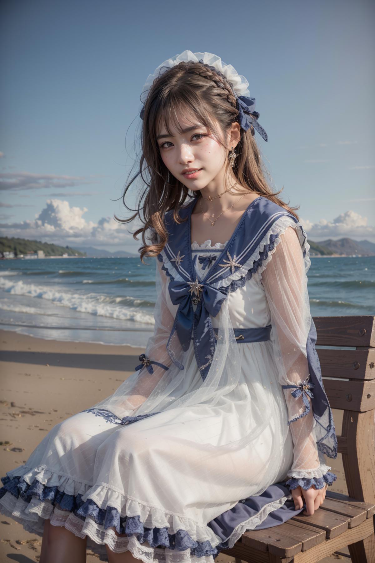 【浅海星辰】Dress No.11 White Dress image by feetie