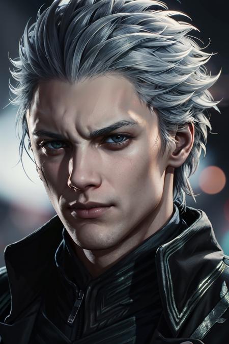 ((ultra detailed, masterpiece, absurdres))
 <lora:DMC5Vergil:0.9>
DMC5Vergil, 1boy, solo, short hair, white hair, portrait