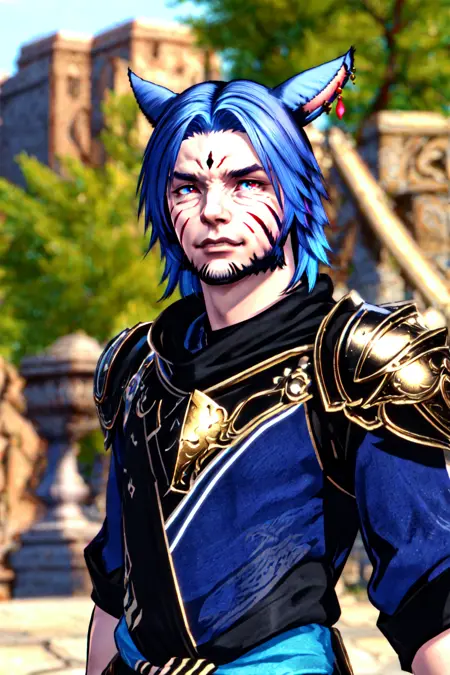 FFXIV - Male Miqote (Keeper of the Moon - Khit'li L'ocar) - 0.5