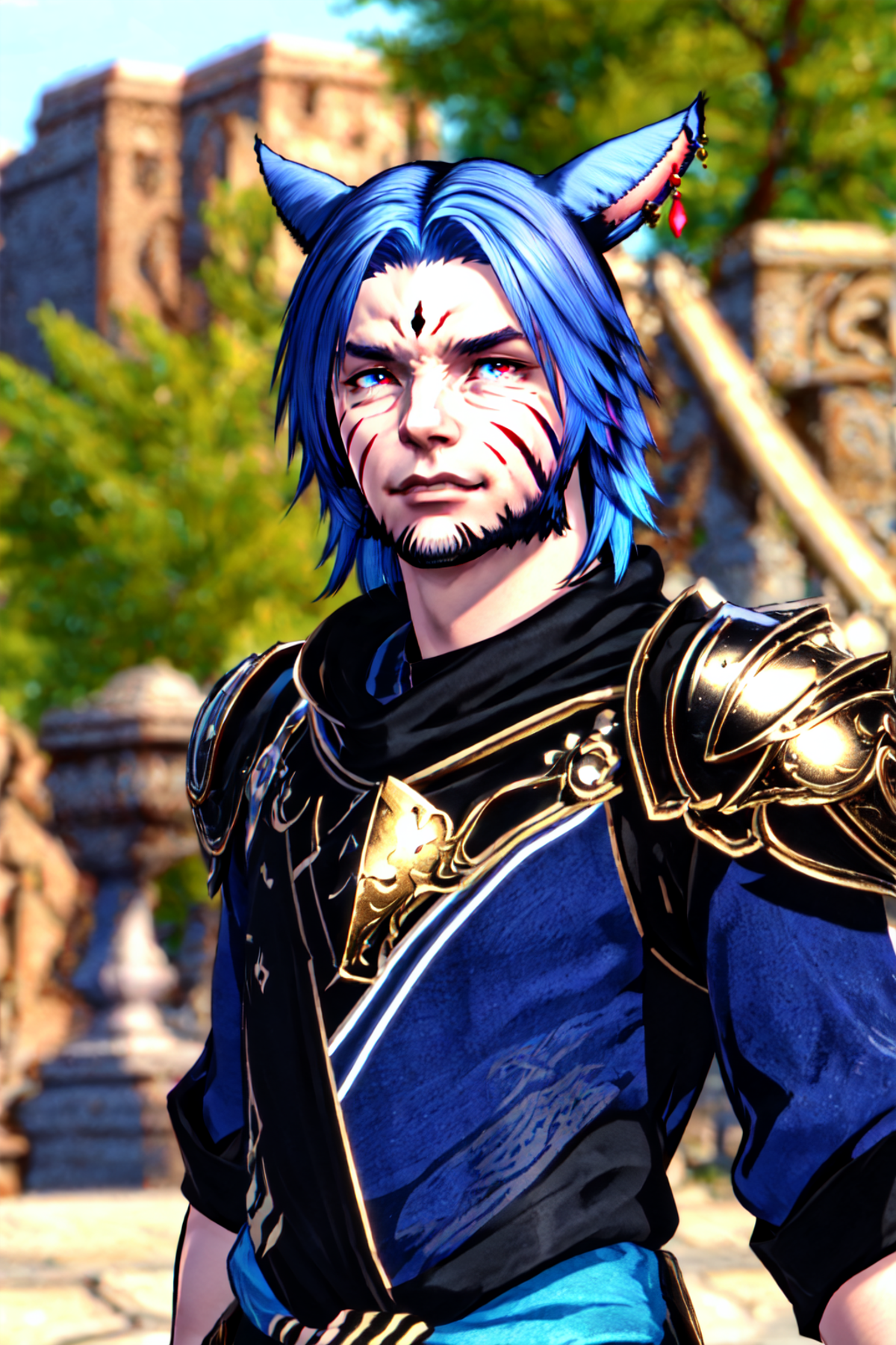 FFXIV - Male Miqote (Keeper of the Moon - Khit'li L'ocar) image by duskfallcrew