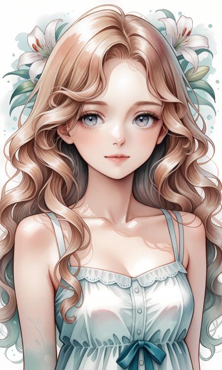🌸 Soft Watercolor | Gentle Bloom LoRA V1