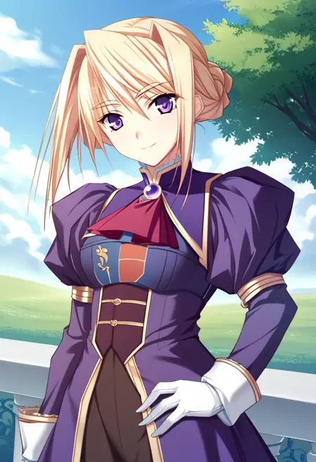 Sylvia van Hossen SDXL - Princess Lover! (Komori Kei's Art Style)