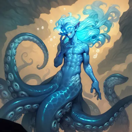 Cecaelia boys (half octopus)