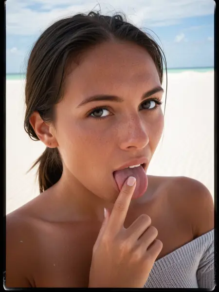 Show Us Where You Want It - Pointing At Tongue