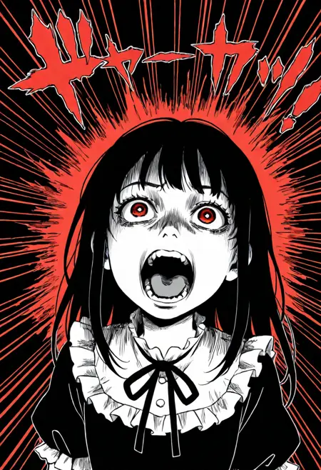 Umezu Kazuo shocking face (楳図かずお)