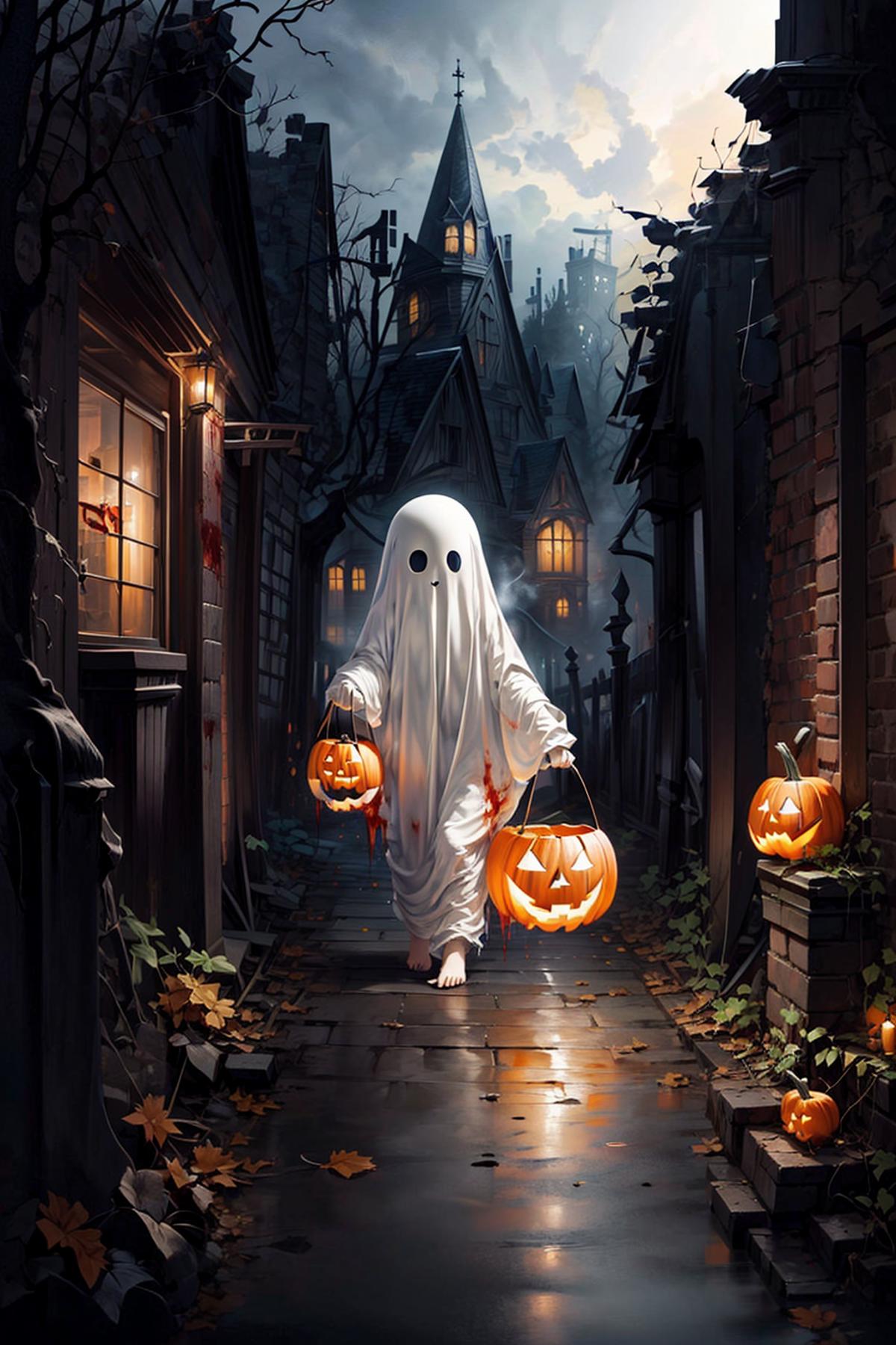 幽灵装·万圣节Ghost costume - Halloween image by Tokugawa