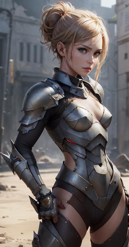 best quality, masterpiece, realistic,
adult female, armored warrior,
((small breasts)),
messy [updo|hanging] hair,
(upper body:0.6),
sharp details, (high detail skin),
realistic skin texture,
<lora:lora_perfecteyes_v1_from_v1_160:0.5> perfecteyes eyes